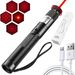 YUOUY USB Rechargeable GREEN LASER Pointers High Power Laser 303 Laser Flashlight_desvips.com