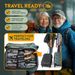 Premium Foldable Hiking By USA Brand - Adjustable, Lightweight Trekking Poles Made Of Aircraft Aluminum, Metal Flip_desvips.com