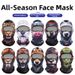 Tiger Print Electric Bike Riding Face Mask Windproof Lycra Cooling Sun Protection Ice Silk Sports Outdoor Headgear_desvips.com