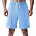 2025 Summer British Style Gentleman Golf Casual Sports Pure Color Shorts For Men_desvips.com