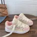 Strawberry Print Niche Low Top Korean Pink Sweet Sports Versatile Casual Womens Shoes 250402_desvips.com