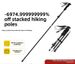 Hiking Folding Outdoor Climbing Gear Stick Walking Cane_desvips.com