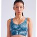 NOKO Dynamic National Trend Tie-dye Yoga Underwear Sports Fitness With Chest Pads Sexy Back Top Fitness Shockproof Sports Underwear_desvips.com