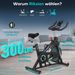 Heimtrainer Fahrrad Für Zuhause, Hometrainer Mit LCD-Monitor Und Tablet-Ständer (1-tlg), FitnessFahrrad Bis 136 Kg Belastbar_desvips.com