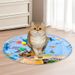 Extra Thick Round Pet Cooling Mat - Durable Eco-PVC Ice Pad For Dogs & Cats Chew-Proof Inflatable Water Cushion With Non-Slip Base_desvips.com