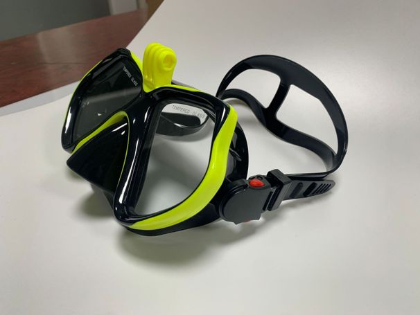 New Adult Swimming Goggles Diving Camera Mount Silicone Anti-Fog Snorkeling Prescription Glasses Mask_desvips.com