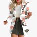 new women's clothing printing elegant temperament commuting slim suit suit_desvips.com