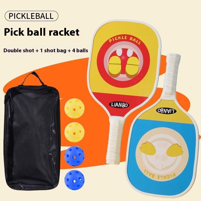 Paddle Parent-Child Children's Outdoor Toys College Student Sports Pickleball Full Set_desvips.com