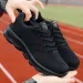 Black Non Slip Women's Fashion Lightweight Running Sneakers Breathable Casual Travel Comfortable Shoes For Work_desvips.com