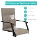 Murago Patio Chairs Set Of 2, Outdoor Chairs, Brown_desvips.com