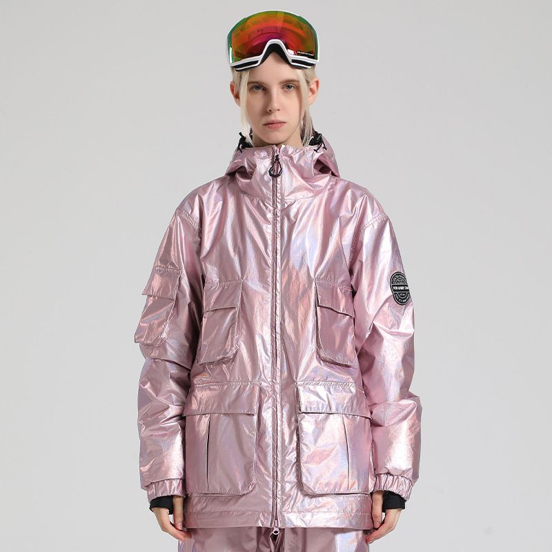 Snowwear Men's Large Size Windproof Waterproof Warm Breathable Snowsuit Snowboard Double Board Dazzg Niche Snowwear_desvips.com