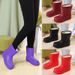 Ski Cotton Boots In Winter Thickened Warm Waterproof Anti-ski Boots Classic Women's Warm Cotton Boots_desvips.com
