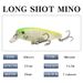 Lure Bait Long Distance Casting Floating Minnow With Center Of Gravity Transfer Steel Ball 8.7cm11.5g Attack Perch Fish Bait_desvips.com