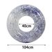 Glitter Transparent PVC Swim Ring For Adults - Thickened Armrest Float With Non-Slip Grip (Beginner-Friendly Heavy-Duty 600D UV-Resistant)_desvips.com