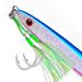 Sea Boat Slow Jigging Iron Plate Double Bright Wire Lure Bait With Hair Hook Fishing Gear Accessories 2 Pairs/Pack_desvips.com