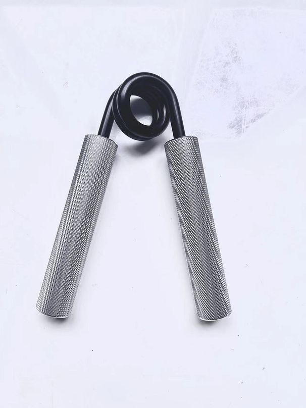 Aluminum alloy all-metal grip fitness metal spring steel grip exercise hand rehabilitation training_desvips.com