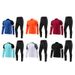Half-Zip Long Sleeve Football Training Suit Set For Children And Adults, Autumn And Winter Football Jersey, Outdoor Running Sports Casual Wear_desvips.com