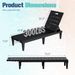 Devoko Outdoor Chaise Lounge Chair Set Of 2, Waterproof PP Lounge Chairs_desvips.com