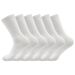 plus Size Men's Solid Color mid Calf Crew Socks European American Style Unisex Boat Socks for Sports & Outdoor_desvips.com