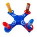 Inflatable Ring Toss Game Set Thickened PVC Outdoor Lawn Games For Kids Family 4 Cross Target Base With 6 Colorful Rings_desvips.com