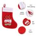 001 In Stock Small Size Brushed Fabric Santa Claus Snowman Candy Gift Bags Decoration Christmas Socks_desvips.com