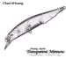 Chan’sHuang 20PCS Unpainted Blanks Bait 11cm/12g Transparent Floating Rattles Minnow DIY Handmade Artificial Fishing_desvips.com