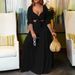 Women's Clothing women's summer fashion casual street suit pleated sexy solid color foreign trade two piece suit_desvips.com