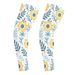 Loose Fit Sun Protection Ice Sleeves Non-Slip Digital Print High Elastic Long Sports Cycling Sleeves_desvips.com