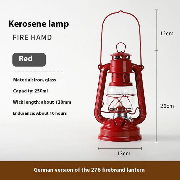 Kerosene Old-fashioned Portable Outdoor Camping Lantern 276 German Version Fire Hand Lamp Camp Atmosphere_desvips.com