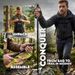 Tactical Hiking And Walking Stick Survival Multi-Tool With Light And Power Bank_desvips.com