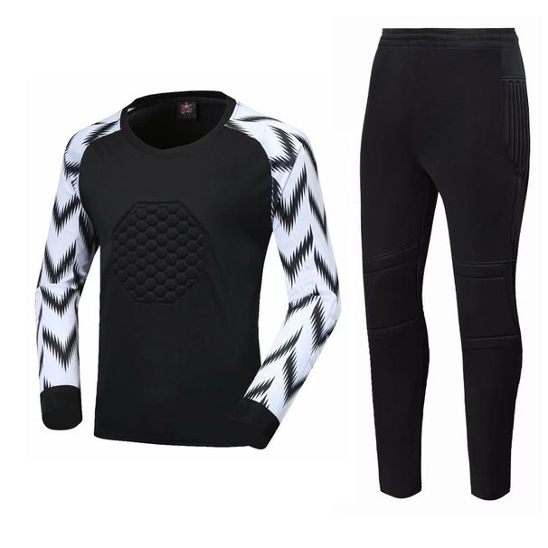 Clothing New Goalkeeper Uniform Trousers, Men's And Women's Football Game Training Suit, Long-Sleeved Protective Suit_desvips.com