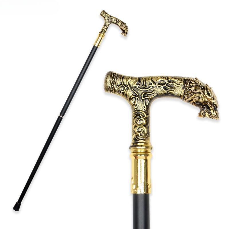 Lion Head Luxury Decorative Walking Canes Men Party Vintage Walking Canes Women Fashion Elegant Walking Cane 93cm_desvips.com