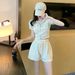 Fashionable Short Women, 2026 Summer New Style, Popular Thin Hooded Sports Casual Set For Petite Women_desvips.com