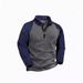 Cross-border Foreign Trade Tactical Jacket, Men's Polar Fleece Warm Autumn And Winter Pullover Color-blocked Zip-up_desvips.com