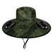 Solar Powered Fan For Men, Summer Outdoor Hiking Fishing UV Sunshade Extra Large Brim Sun Protection Fisherman Hat_desvips.com