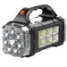 Cross-Border Multifunctional Searchlight Portable Outdoor Lighting COB Solar LED High Brightness Flashlight Handheld_desvips.com