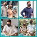ZTANPS 100 PCS Disposable Face Masks, Black, 3 Ply Protection_desvips.com