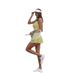 One-piece Tennis Skirt Moisture-wicking Back Hollow Outdoor Sports Dress Badminton Yoga Suit For Women_desvips.com