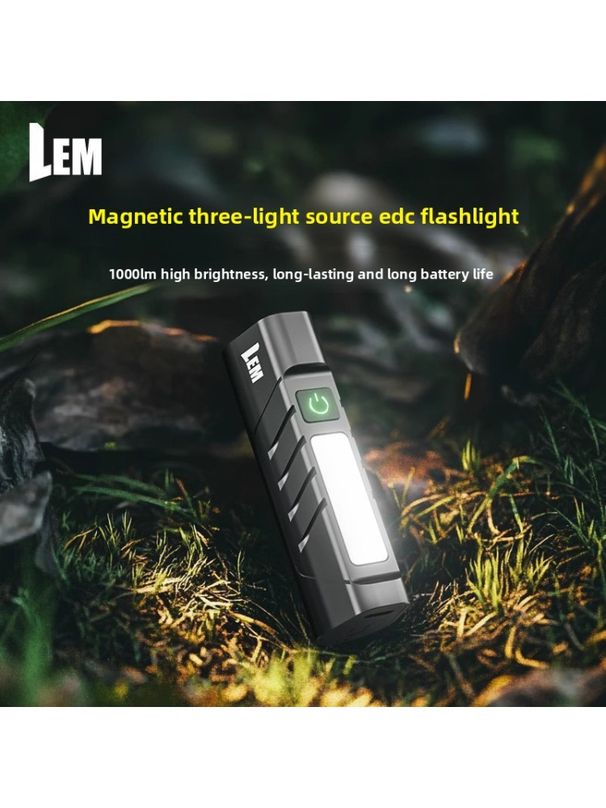 2-in-1 Mini Laser Flashlight Ultra-Compact - Super Bright LED Torch With Red Laser Pointer, Long Runtime Rechargeable Light For EDC, Outdoor Camping,_desvips.com
