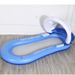 Pool & Accessories Inflatable Floating Lounge Chair With Canopy Foldable Sunbed For Pool Lake_desvips.com