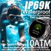T-Rex 3 Military Grade 1000mAh Battery Smart Watch 10ATM Waterproof GPS Compass Altimeter Call AMOLED Men Swim Sports_desvips.com