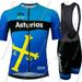 Asturias Team 2026 Cycling Jersey Set Espana Summer Clothing Road Bike Shirts Suit Bicycle Bib Shorts MTB Ropa Maillot_desvips.com