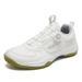 Professional Badminton Sports Running With Rubber Sole Non-Slip Wear-Resistant Rotating Button No-Tie Lace-Free Tennis_desvips.com