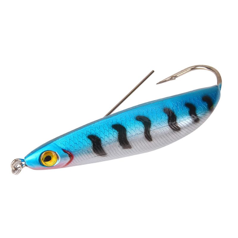 Hot Style Lure Sequins Sinking Long Throw Single Hook 8.5cm/19.9g Simulation Hard Bait Bait_desvips.com