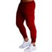 NOKO-2 Packs Men's Slim-fitting Workout Pants, Pencil Pants, Fitness Jogging Pants, Stretch Casual Pants, Thin Mid-rise Waist._desvips.com