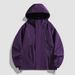 American Style Outdoor Windproof Men Waterproof Spring Autumn Loose Functional Diagonal Zipper Hiking Sports Jacket_desvips.com
