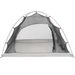 Minimalist Mosquito Net - Gray And Black - Mesh, Polyethylene, And Polypropylene - Matte Surface - For Outdoor Use_desvips.com