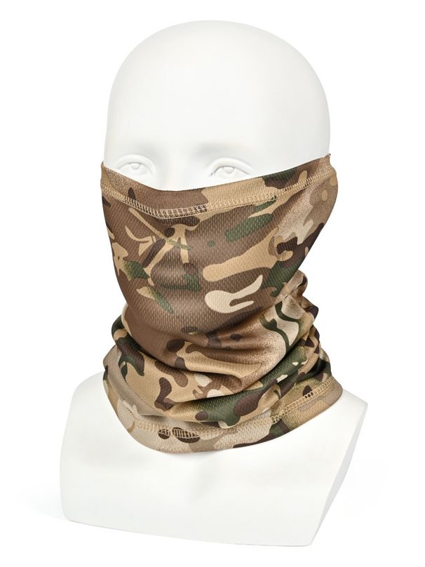 Summer Ice Silk Gaiter Integrated Breathable Neck Cover Men Outdoor Camouflage Fishing Sun Protection Cycling Mask_desvips.com