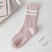 Non-Slip Yoga Socks With Toe Separators - Breathable Mid-Calf Pilates Socks For Women & Men - Anti-Slip Grip Workout Socks For Barre, Dance_desvips.com