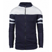 Men's Clothing new style, men's casual jackets, color matching fleece sweatshirts J02_desvips.com